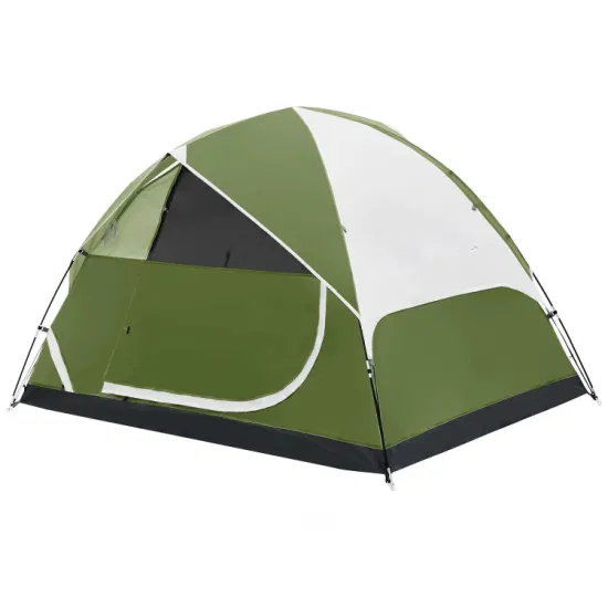 대형 메쉬 Windows 방수 방풍 쉬운 설정 겹켜 가족 캠핑 텐트